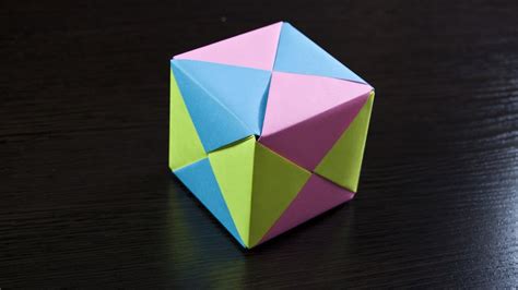 como hacer un cubo de papel